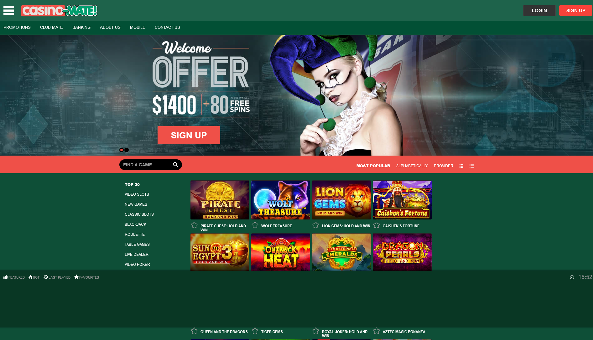 Casino
                                    Mate